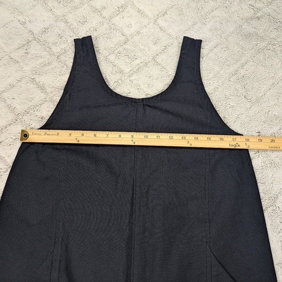 Elizabeth Suzann Jumpsuit Women's S Tall Blue Dark Navy Clyde Cotton Canvas - Picture 11 of 14